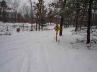 Houghton Lake, snowmobile trails, trail 654, trail 654 & 655.