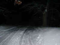 Snowmobile trails, Houghton Lake 